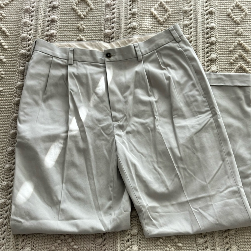 Brooks Brothers Light Gray Chinos